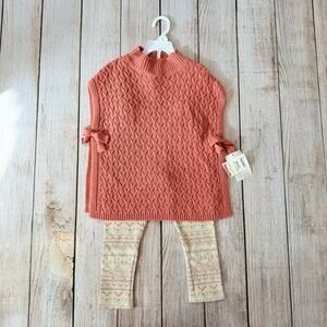 NWT - Girls 4T - Aspen - Poncho Legging Outfit